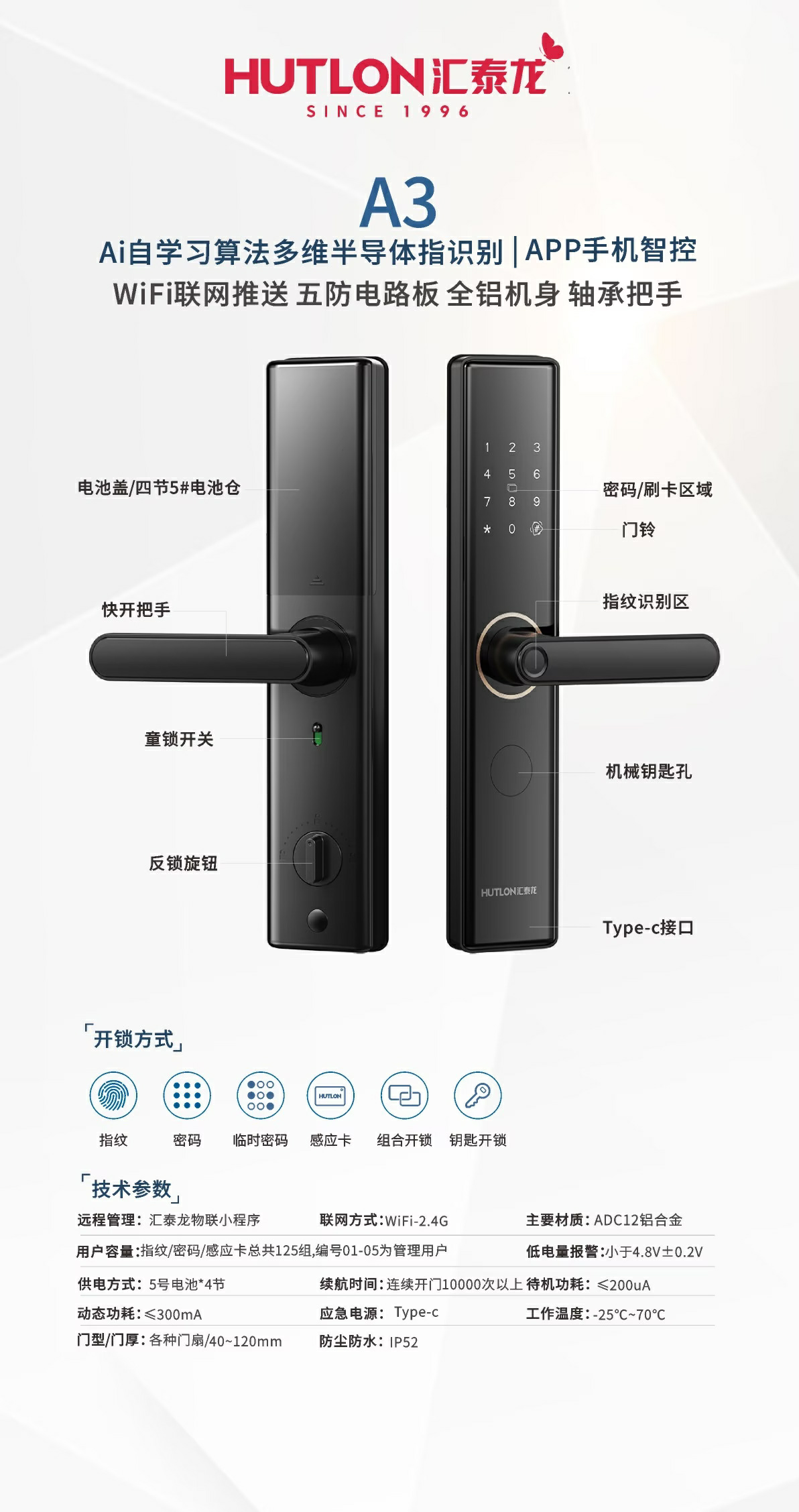 办公专用智能锁